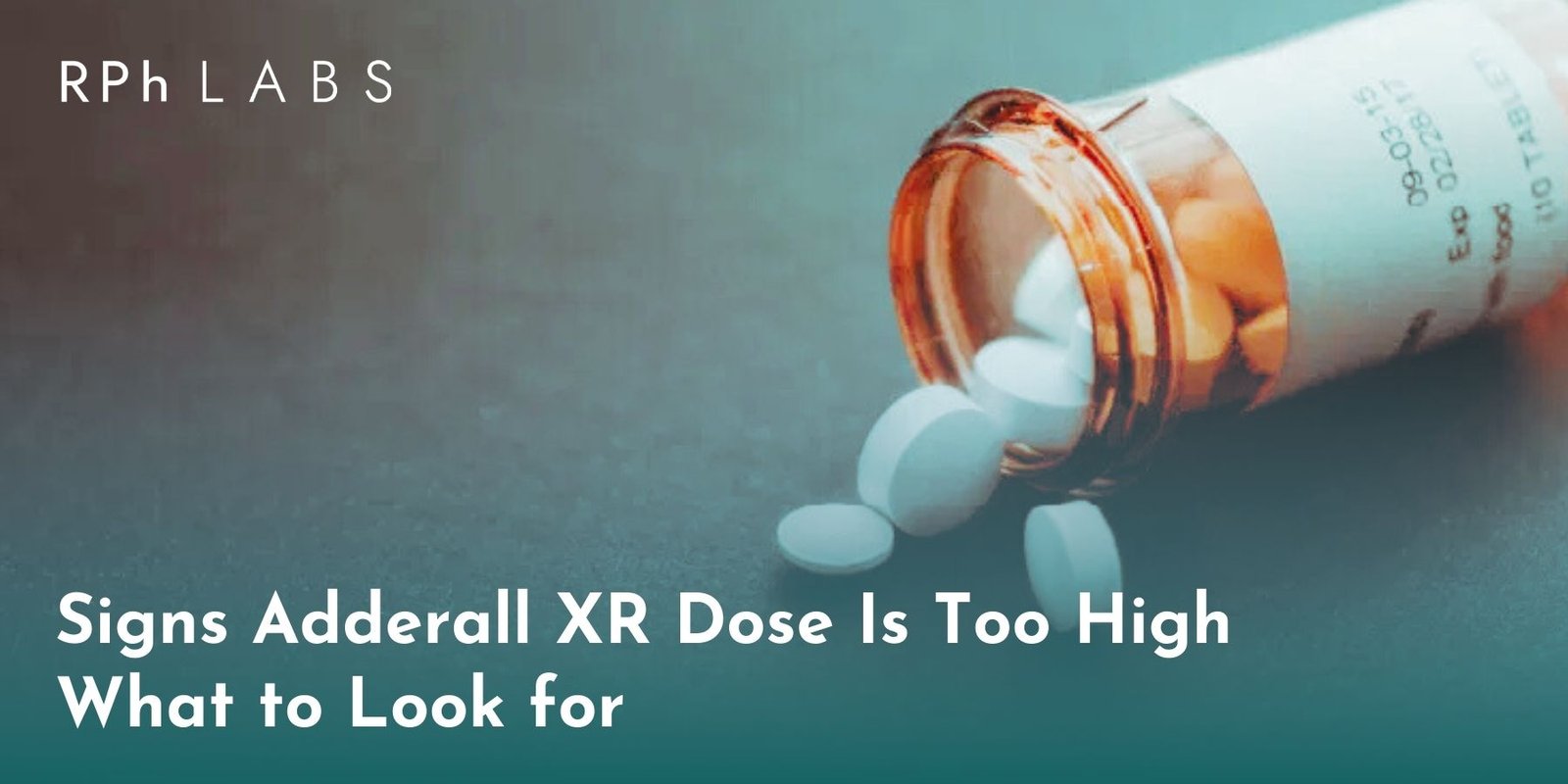 Signs Adderall XR dose is too high