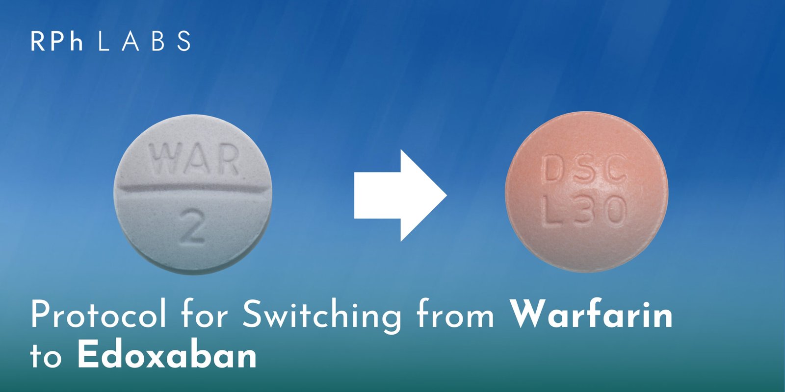 Protocol for Switching from Warfarin to Edoxaban