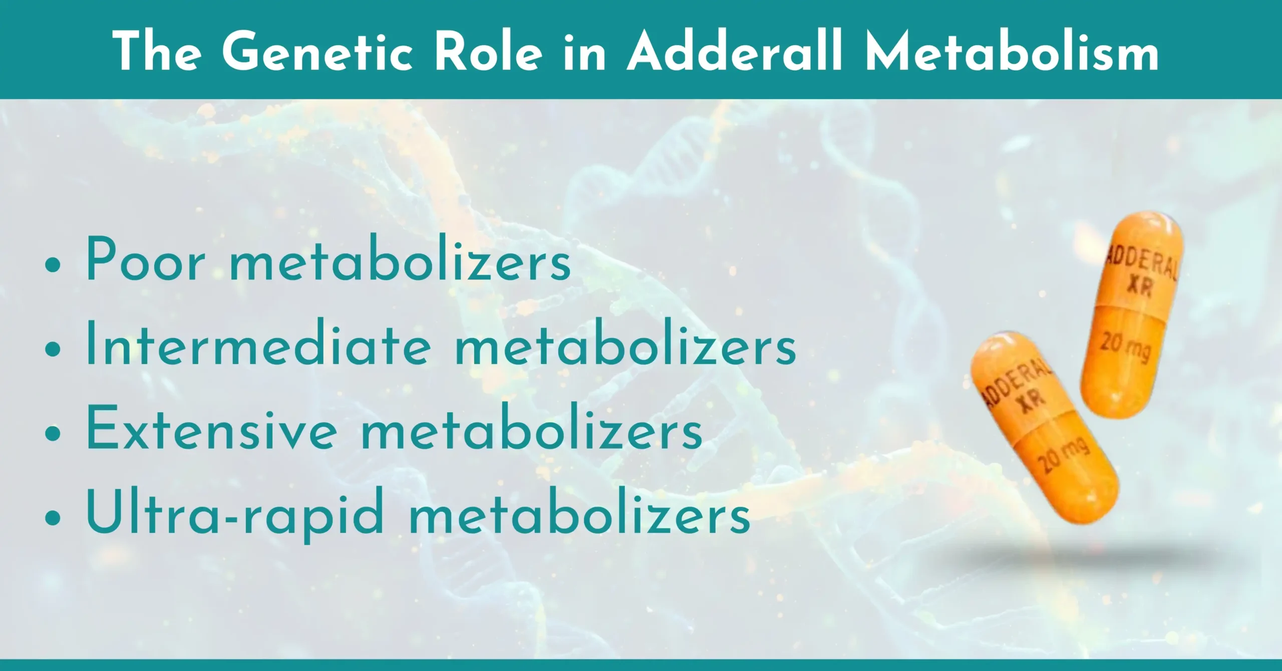 The Genetic Role in Adderall Metabolism