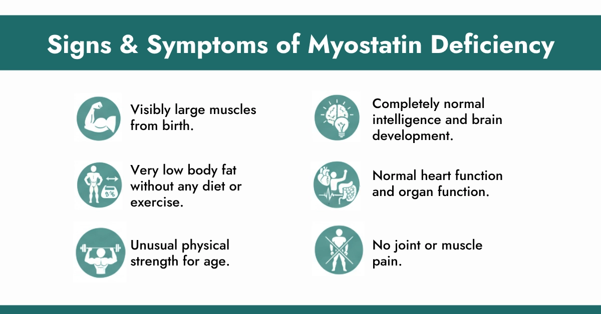 Signs & Symptoms of Myostatin Deficiency