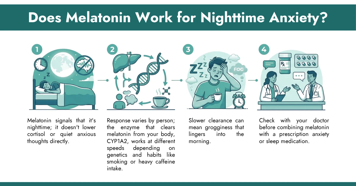 Does Melatonin Work for Nighttime Anxiety